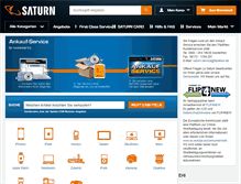 Tablet Screenshot of ankaufservice.saturn.de